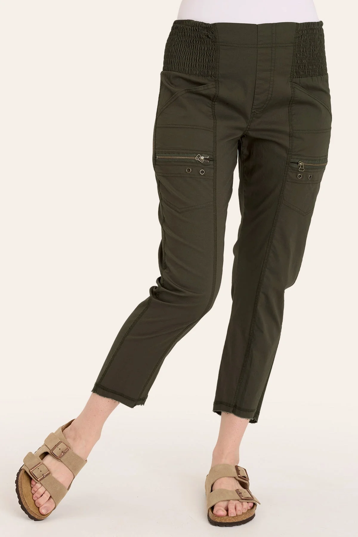 Acker Zipper Slim Pant - Puhuasuan