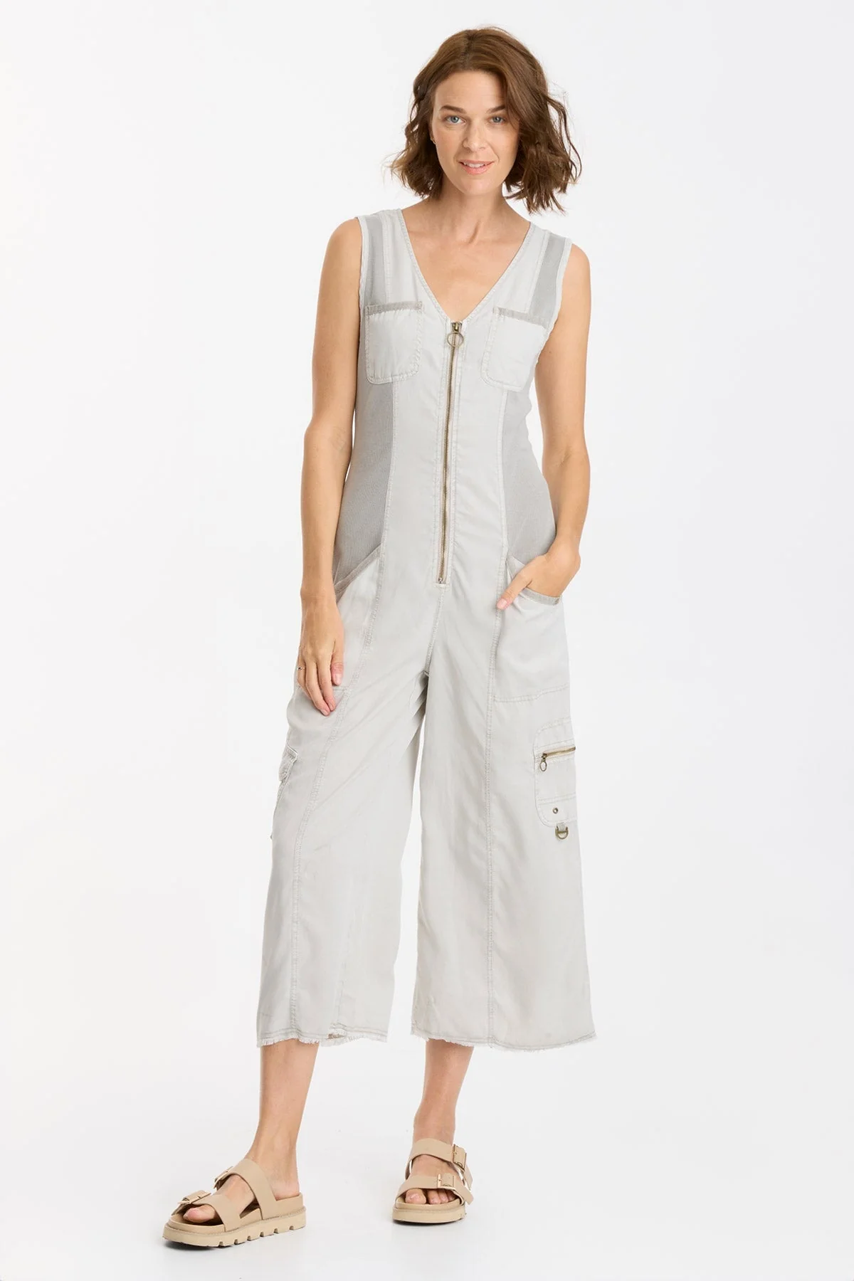 Tavin Crop Jumpsuit - Puhuasuan