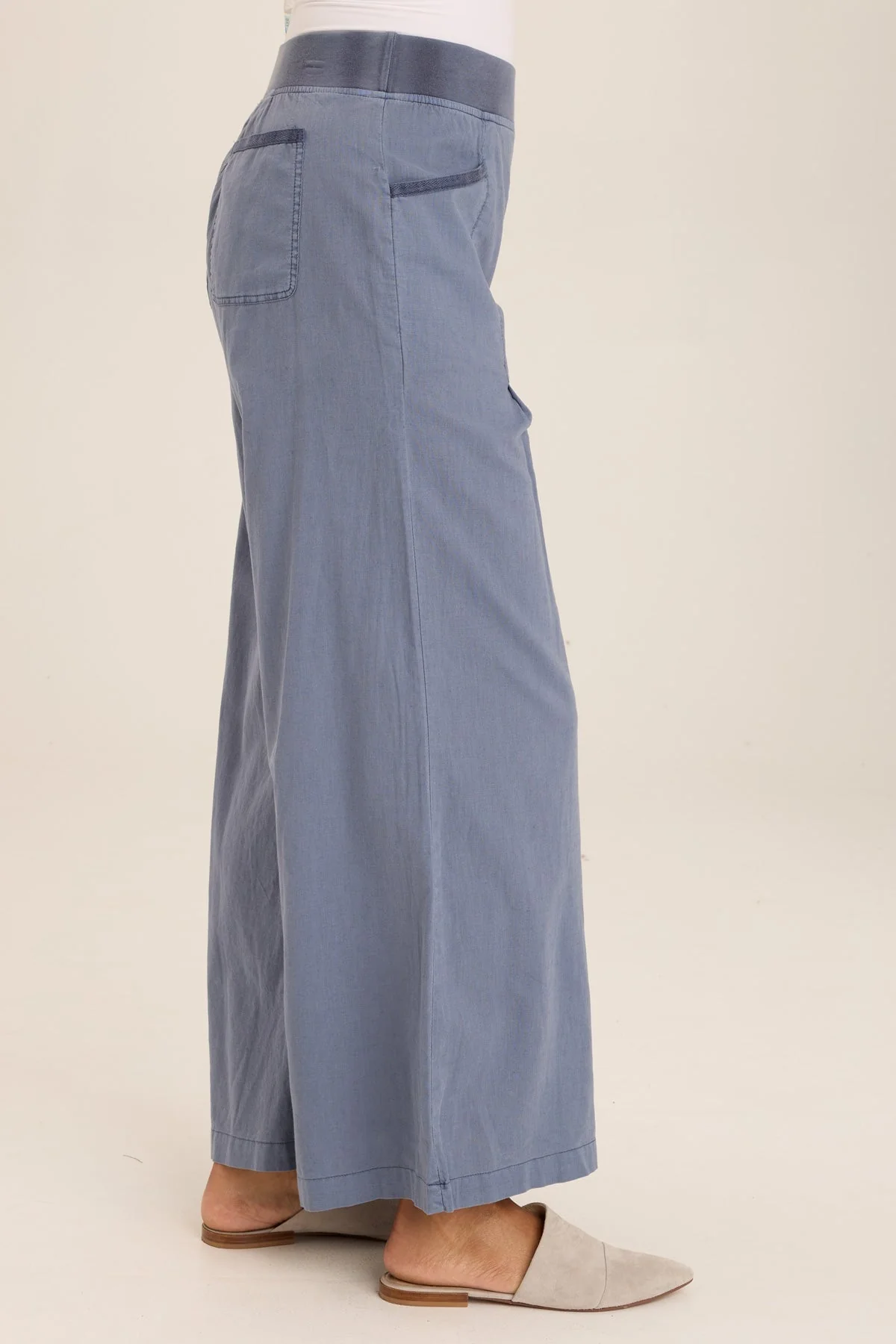 Terri Wide Leg High-Waist Pant - Puhuasuan