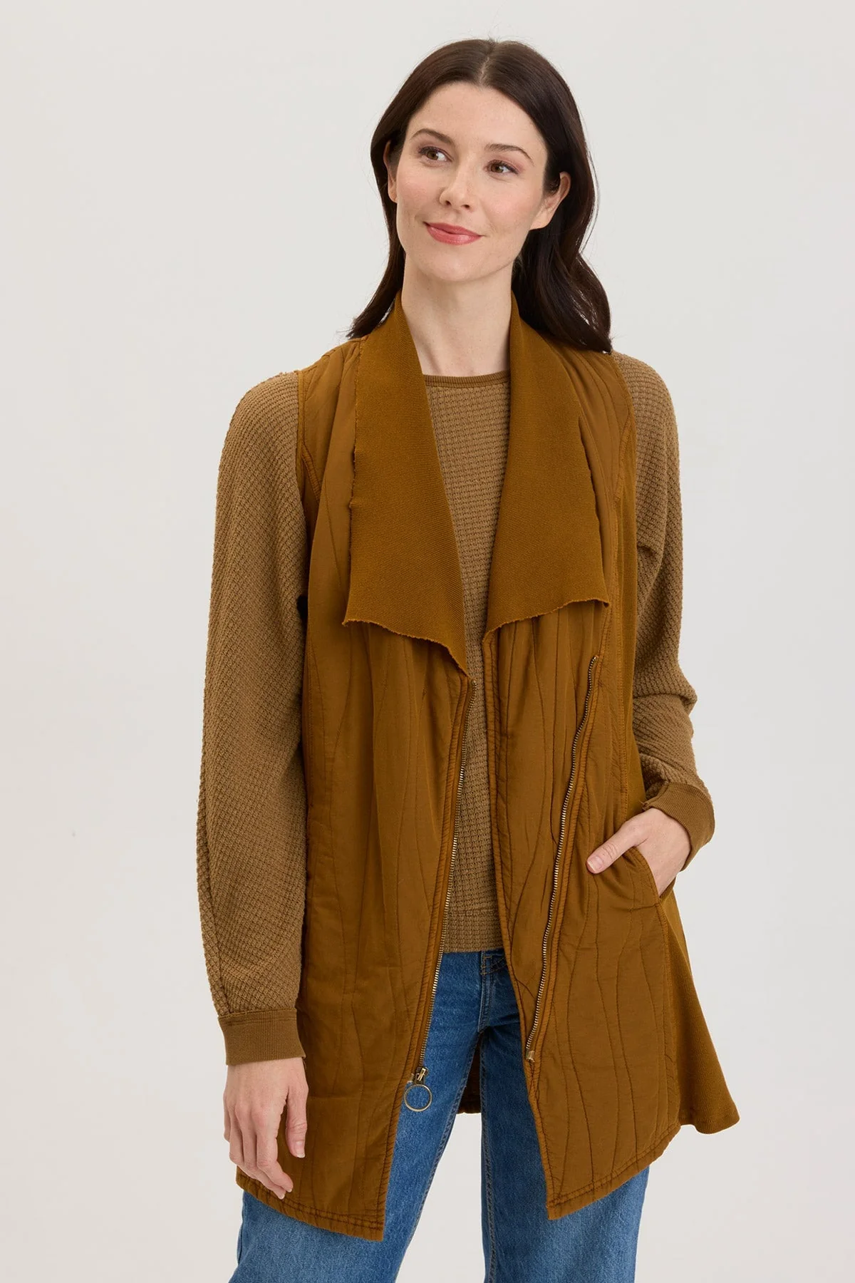 Oldrich Quilted Vest - Puhuasuan