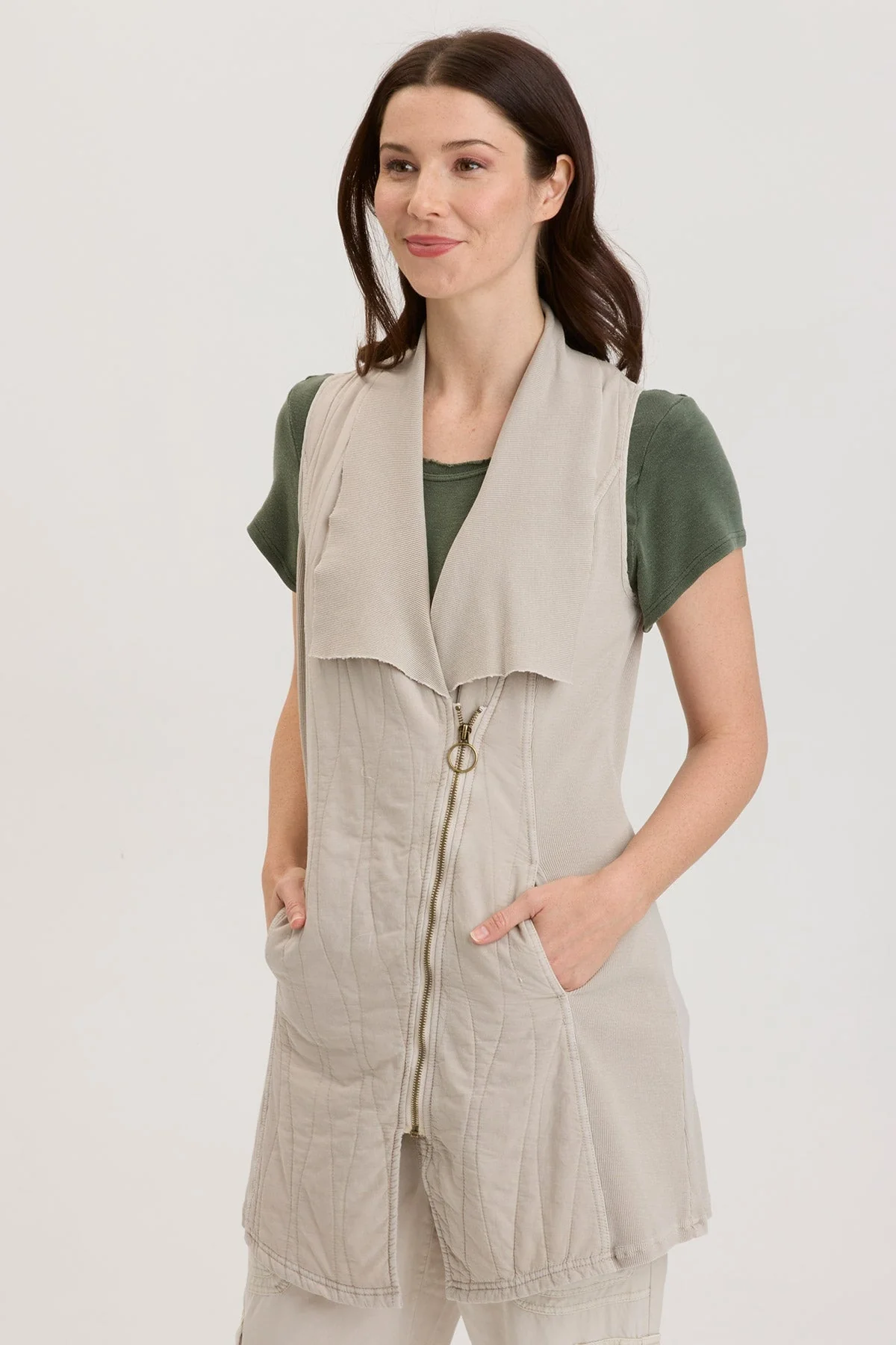 Oldrich Quilted Vest - Puhuasuan
