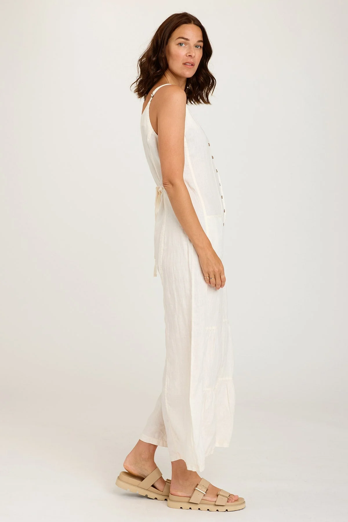 Macauley Crop Jumpsuit - Puhuasuan