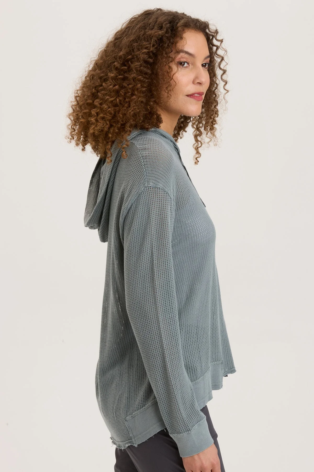 Mesh Sidel Hoodie - Puhuasuan