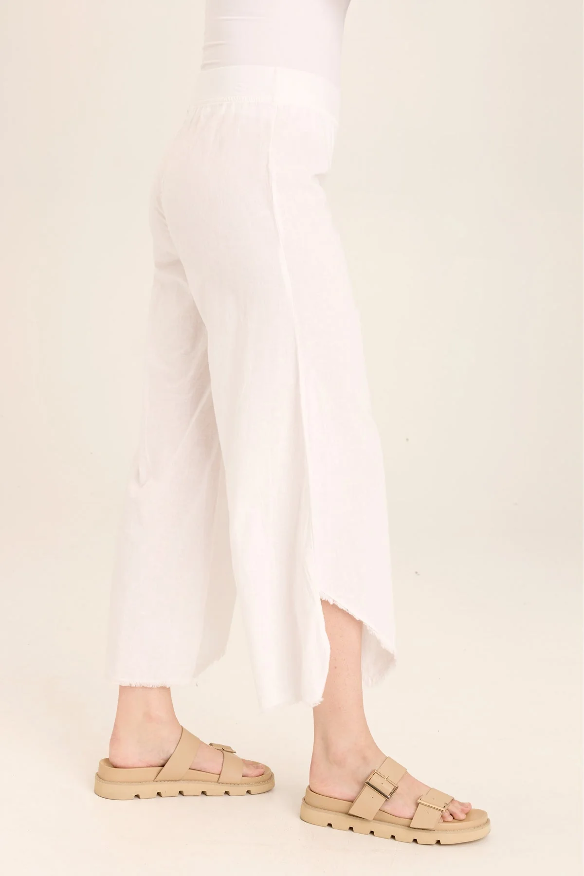 Astri Asymmetric Wide Leg Pant - Puhuasuan