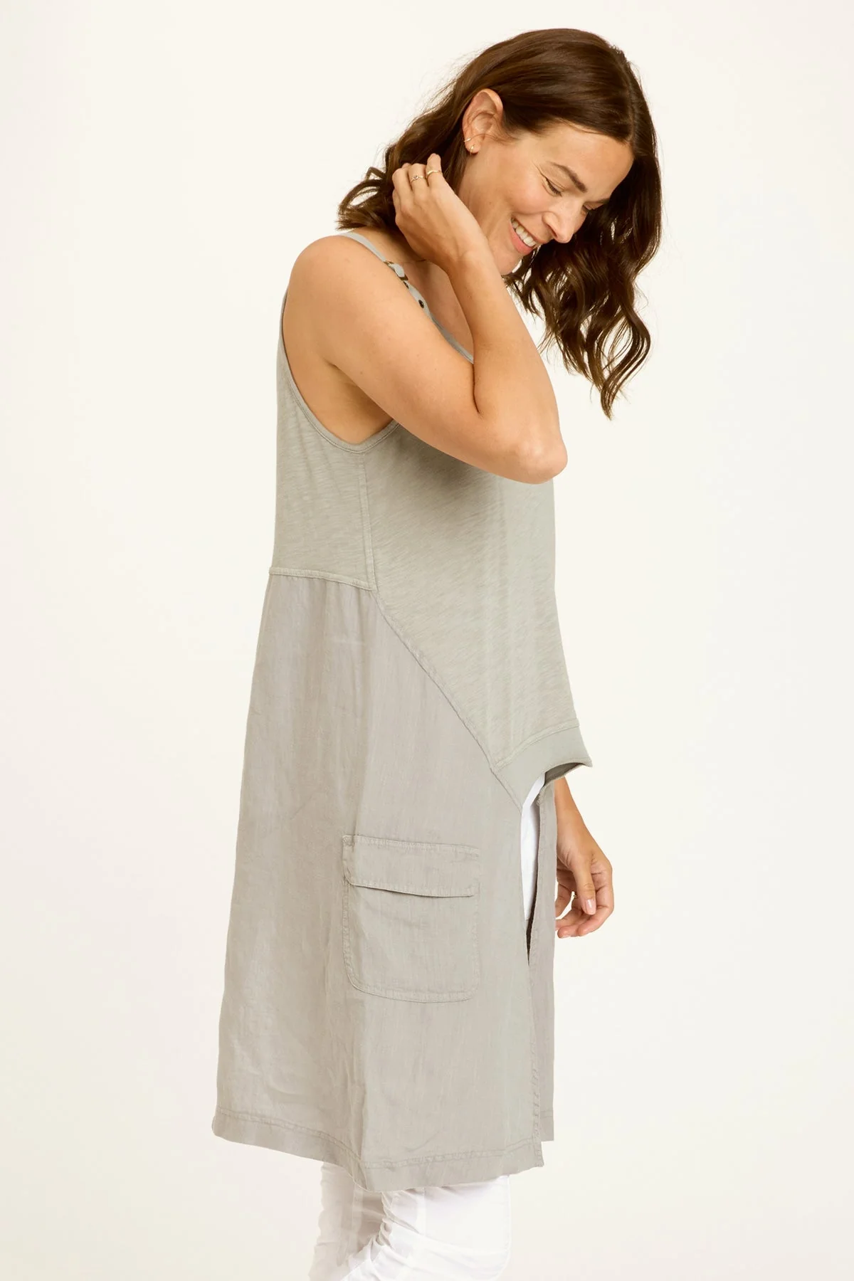 Finton High Low Tank - Puhuasuan