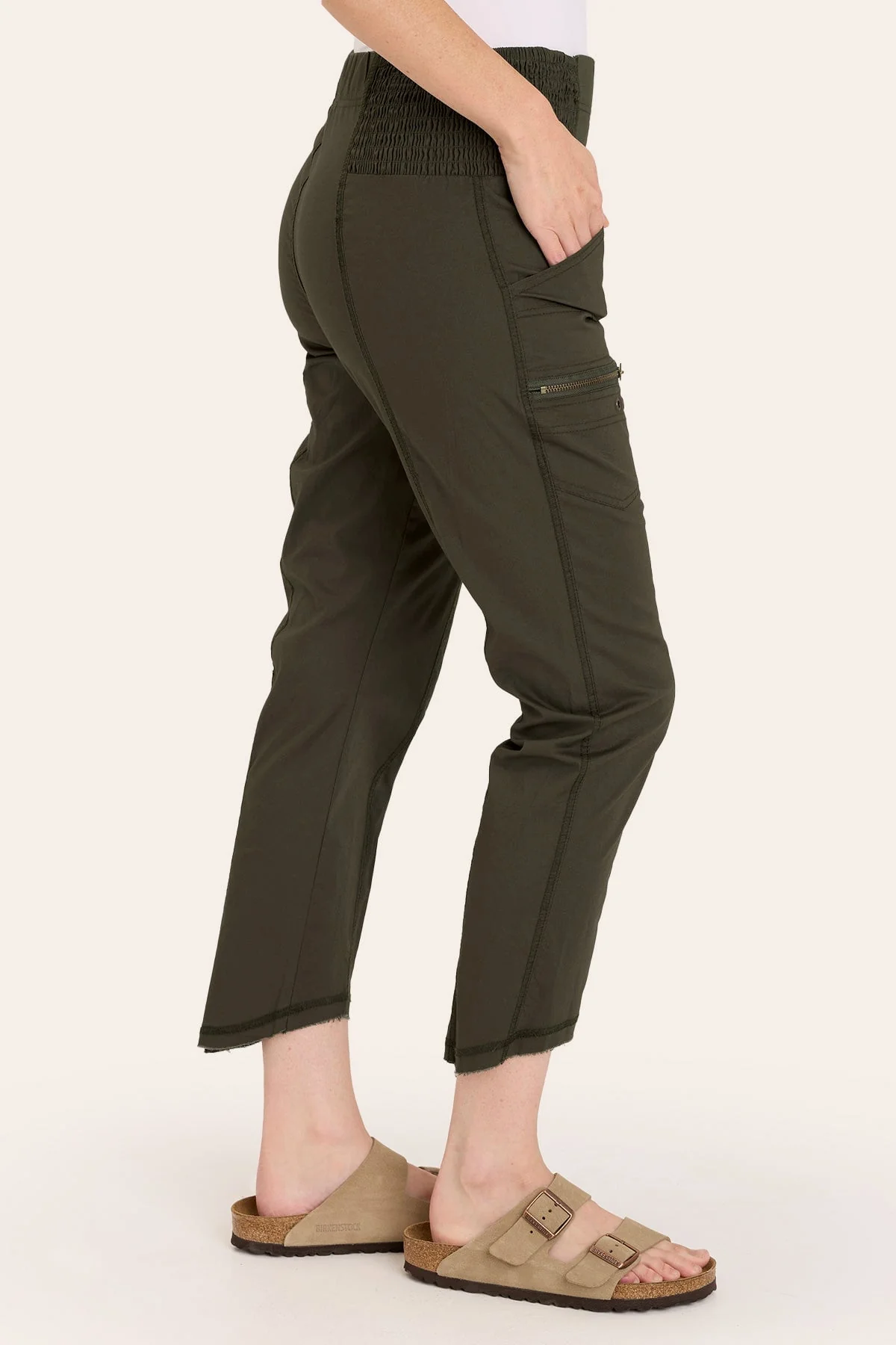 Acker Zipper Slim Pant - Puhuasuan