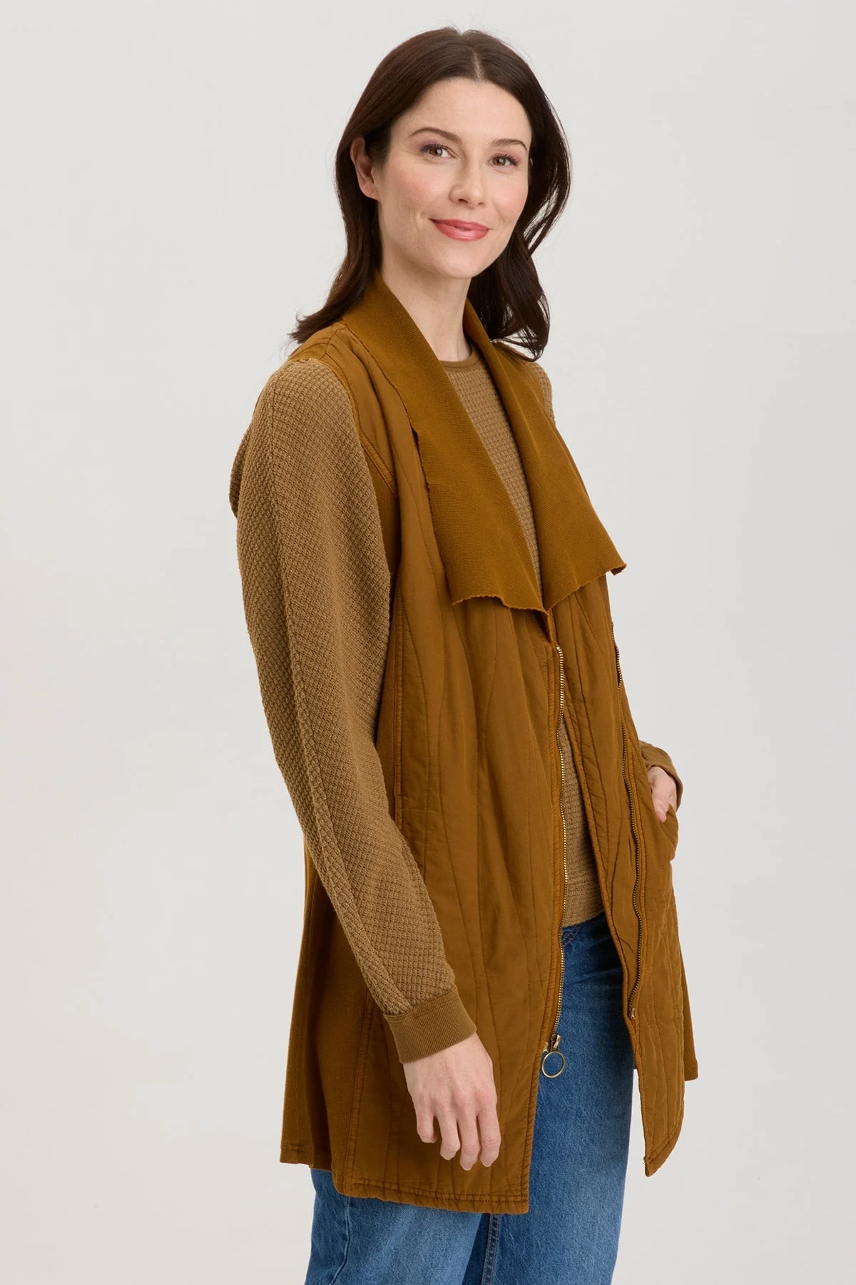 Oldrich Quilted Vest - Puhuasuan