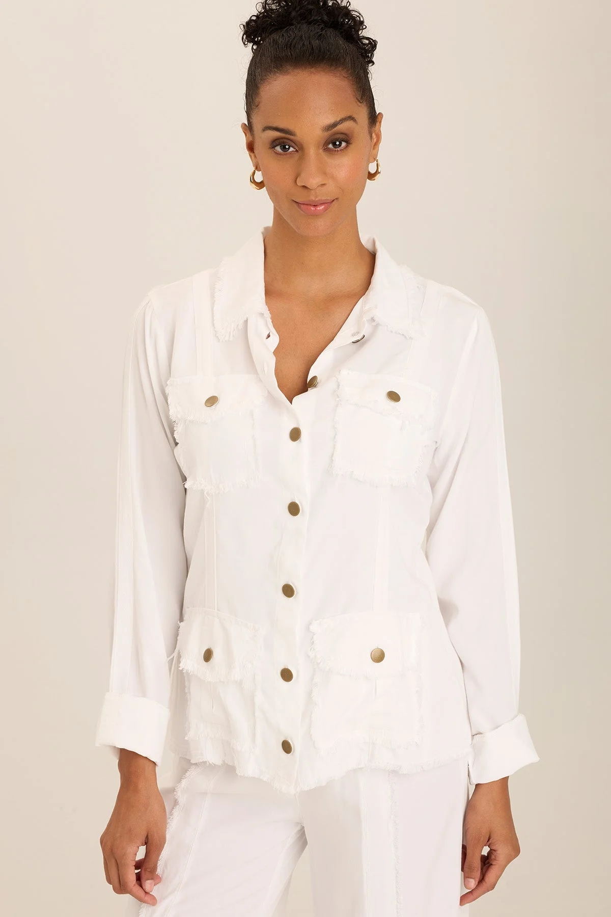 Twill Safari Jacket - Puhuasuan