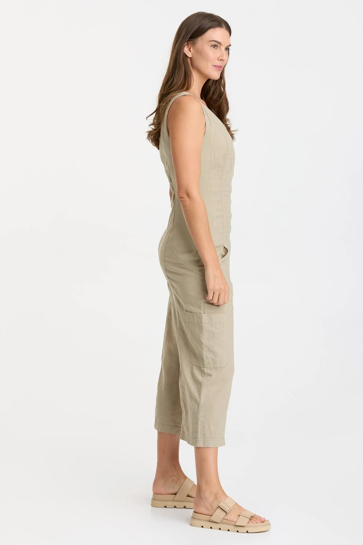 Linen Norris Jumpsuit - Puhuasuan