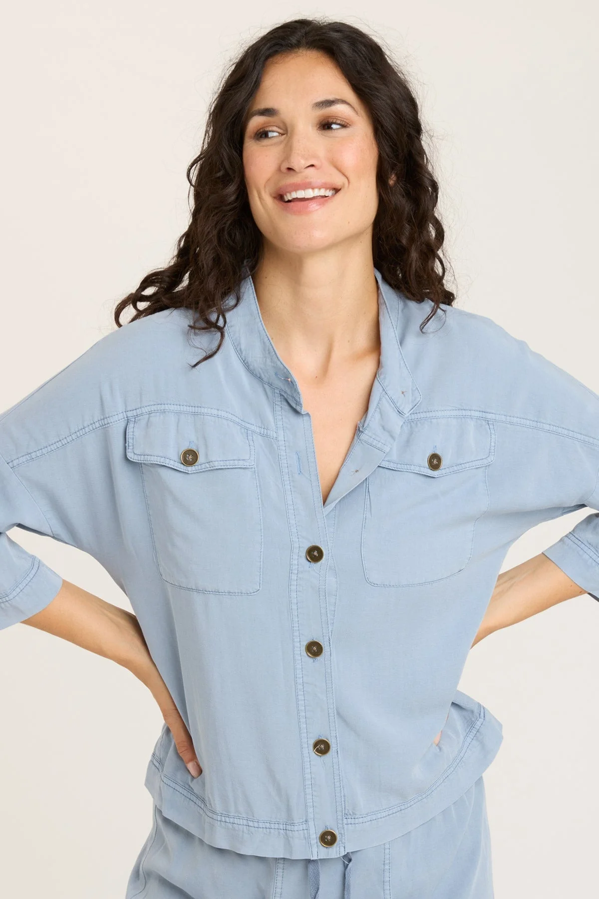 Twill Colbert Jacket - Puhuasuan