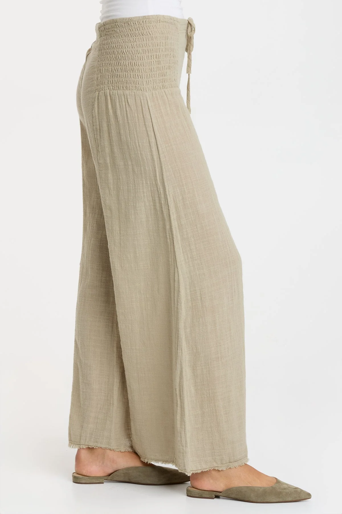 Gauze Kaj Wide Leg - Puhuasuan