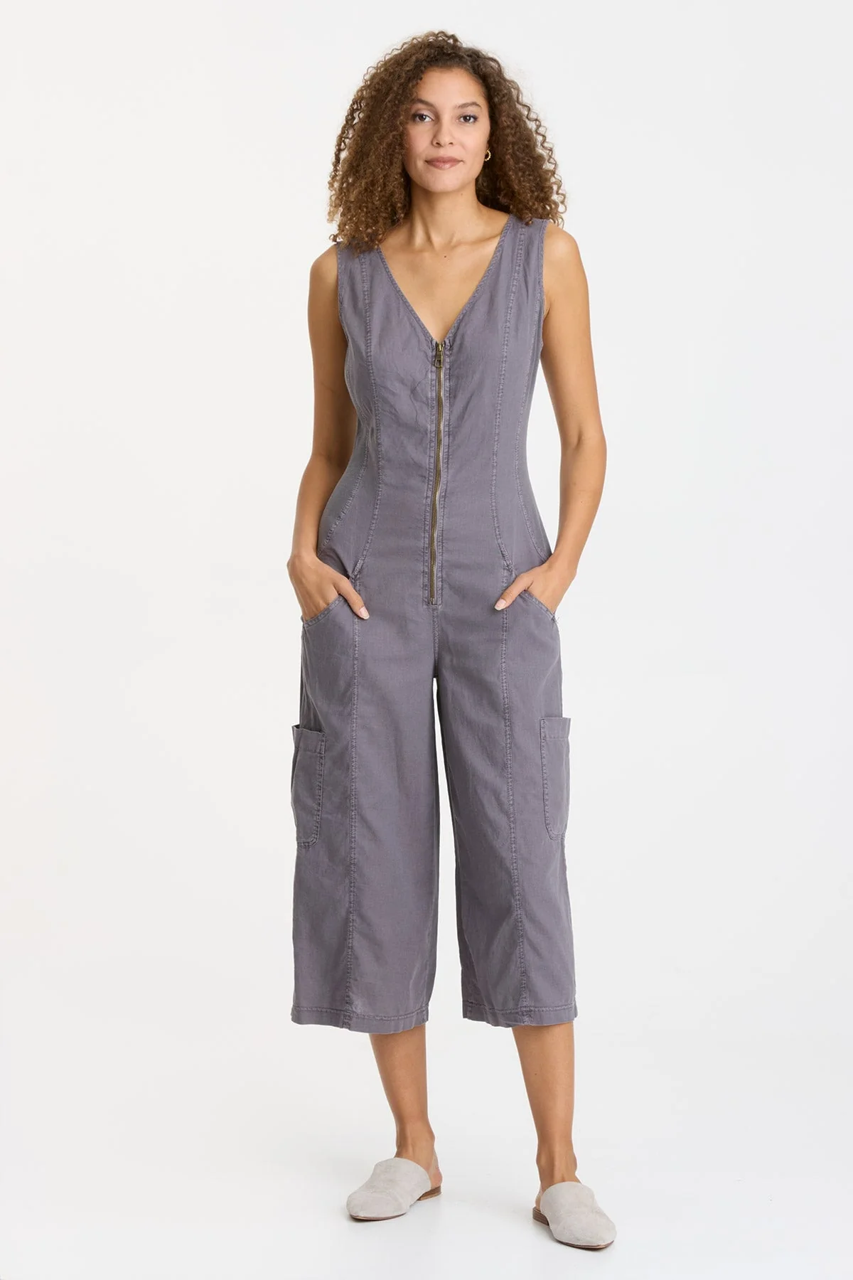 Linen Norris Jumpsuit - Puhuasuan