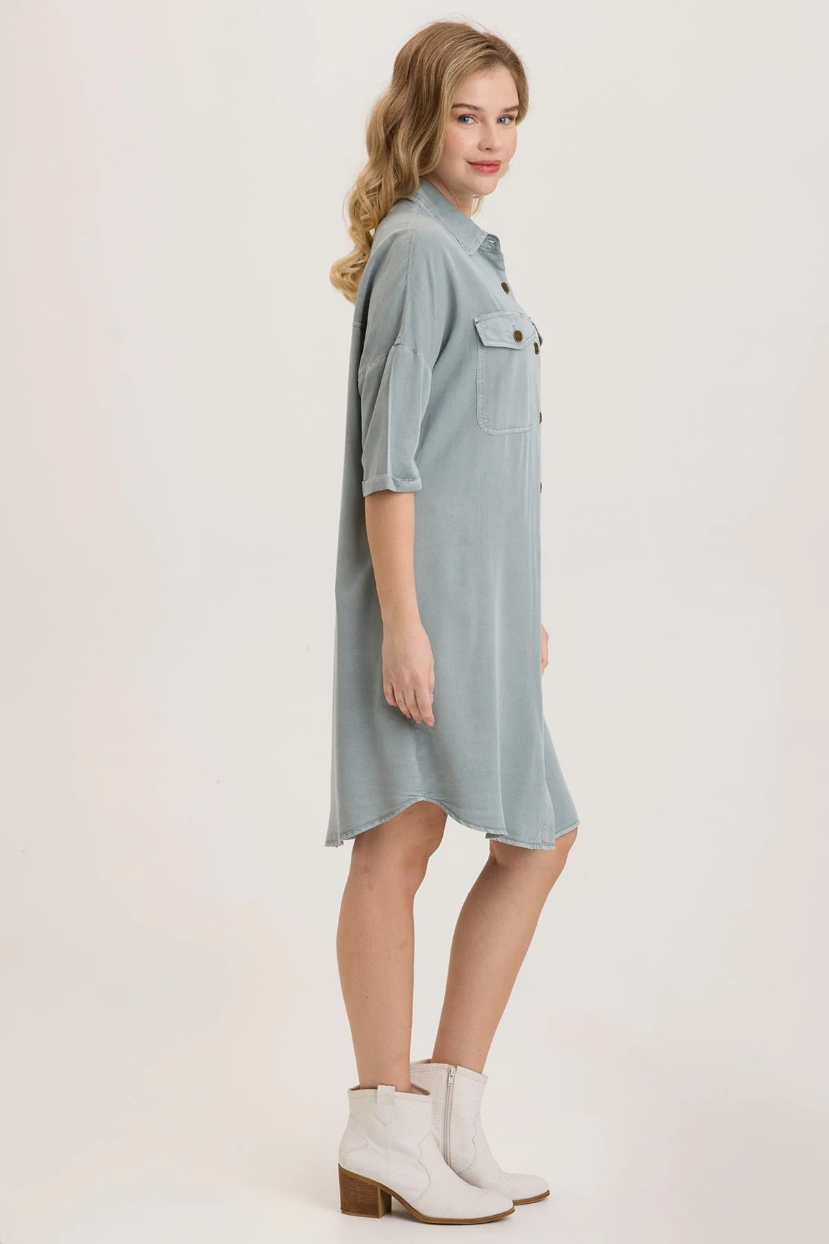 Bradford Shirt Dress - Puhuasuan