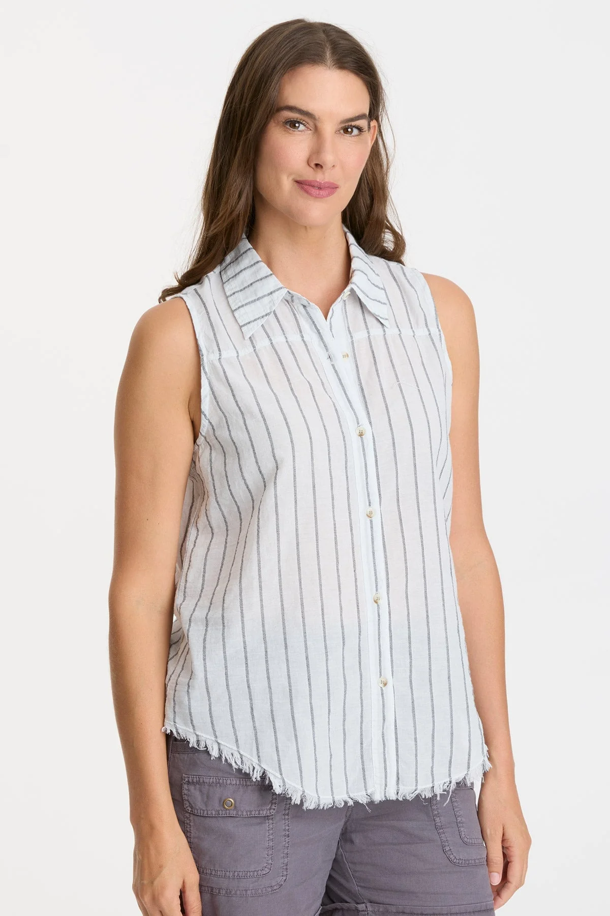 Striped Otto Top - Puhuasuan