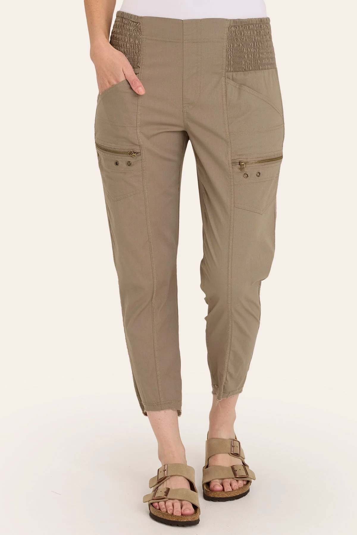 Acker Zipper Slim Pant - Puhuasuan