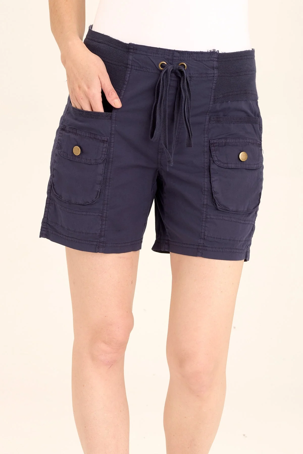 Felix Stretch Poplin Cargo Drawstring Short - Puhuasuan