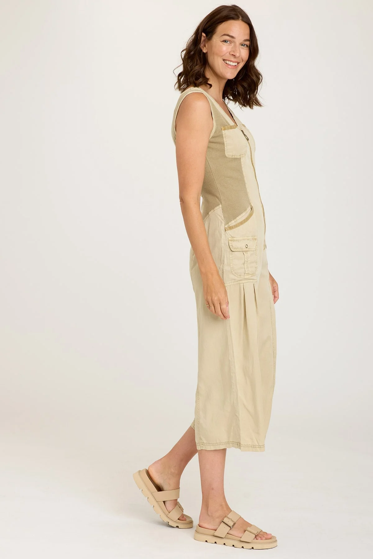 Macgowan Crop Jumpsuit - Puhuasuan