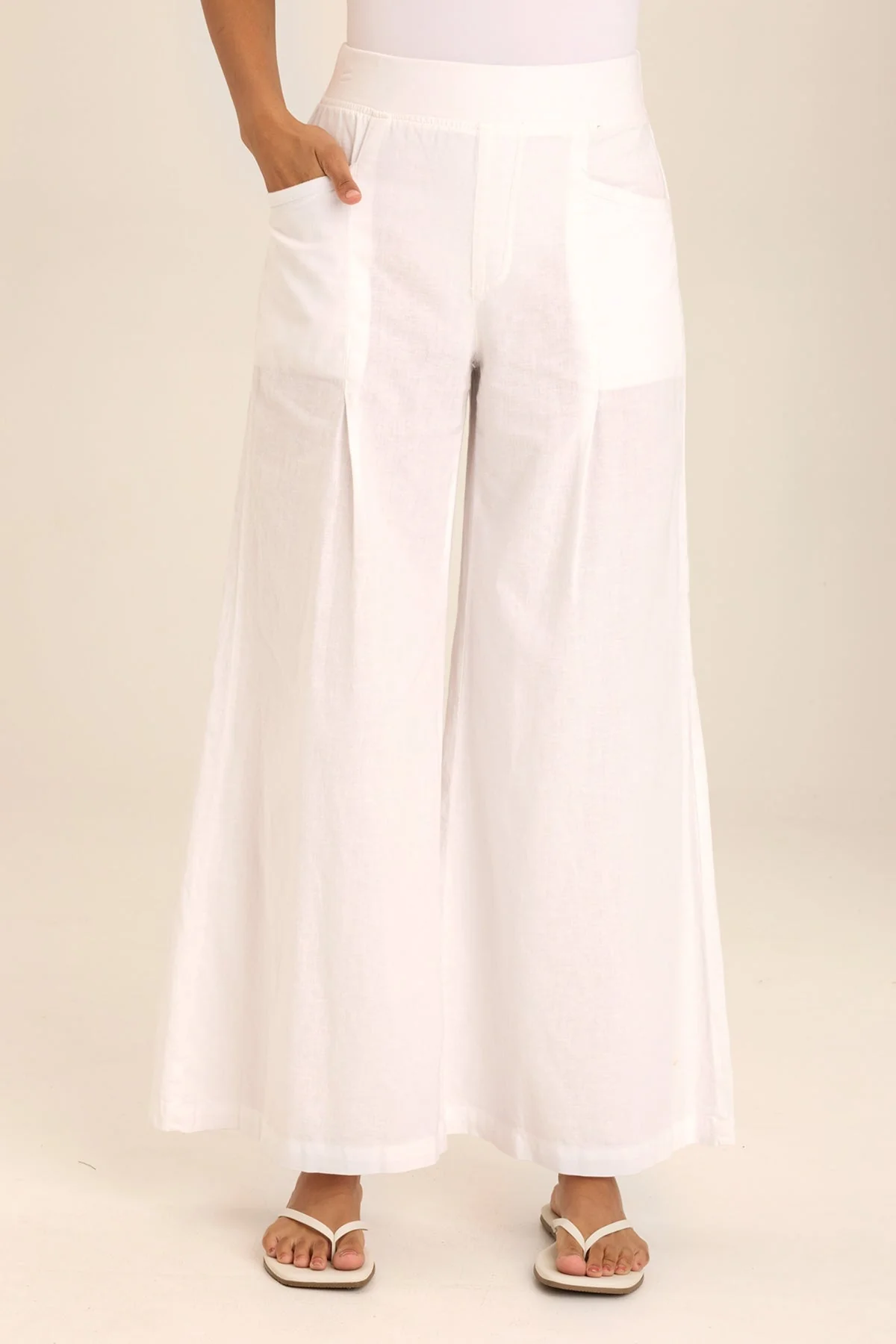 Terri Wide Leg High-Waist Pant - Puhuasuan