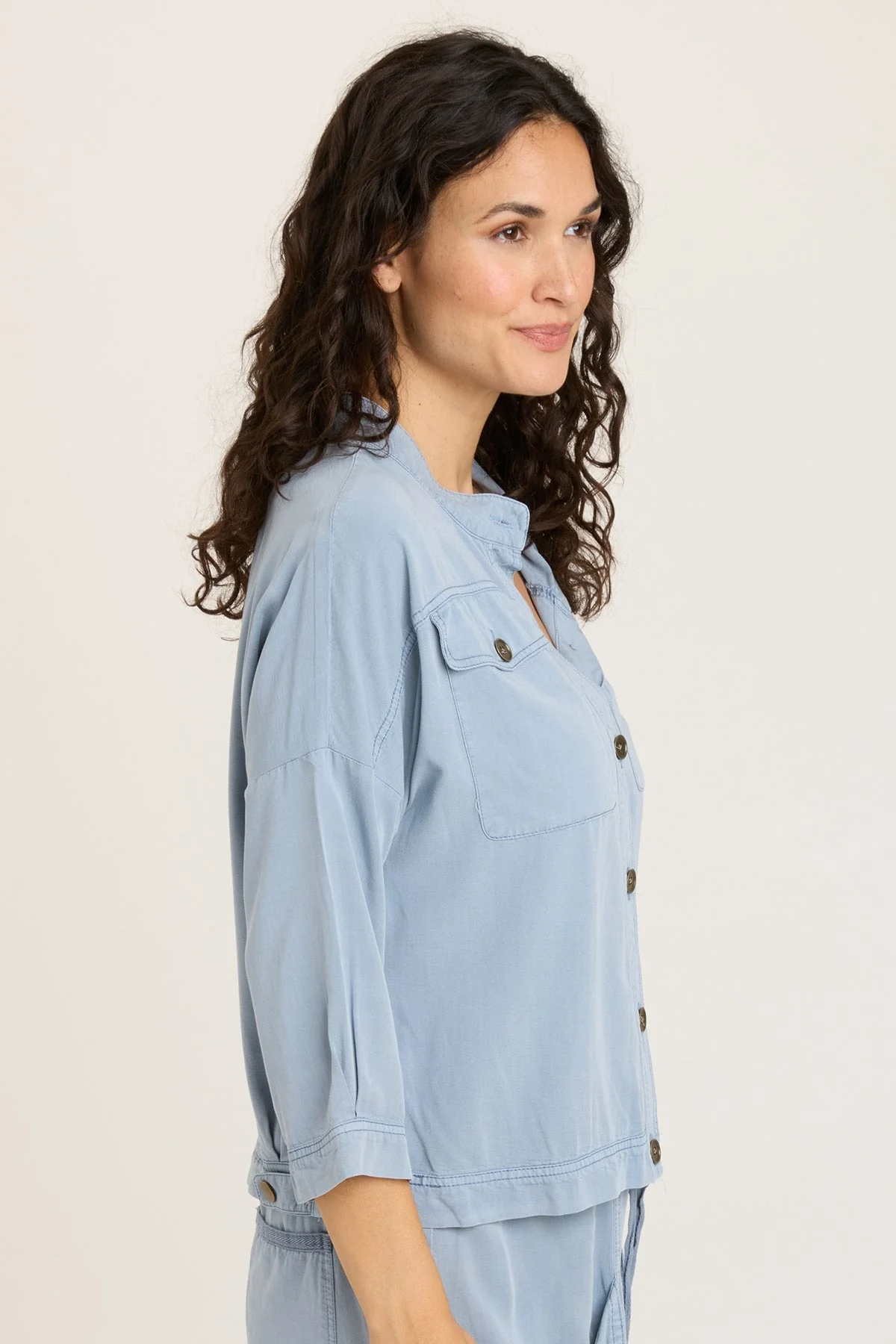 Twill Colbert Jacket - Puhuasuan