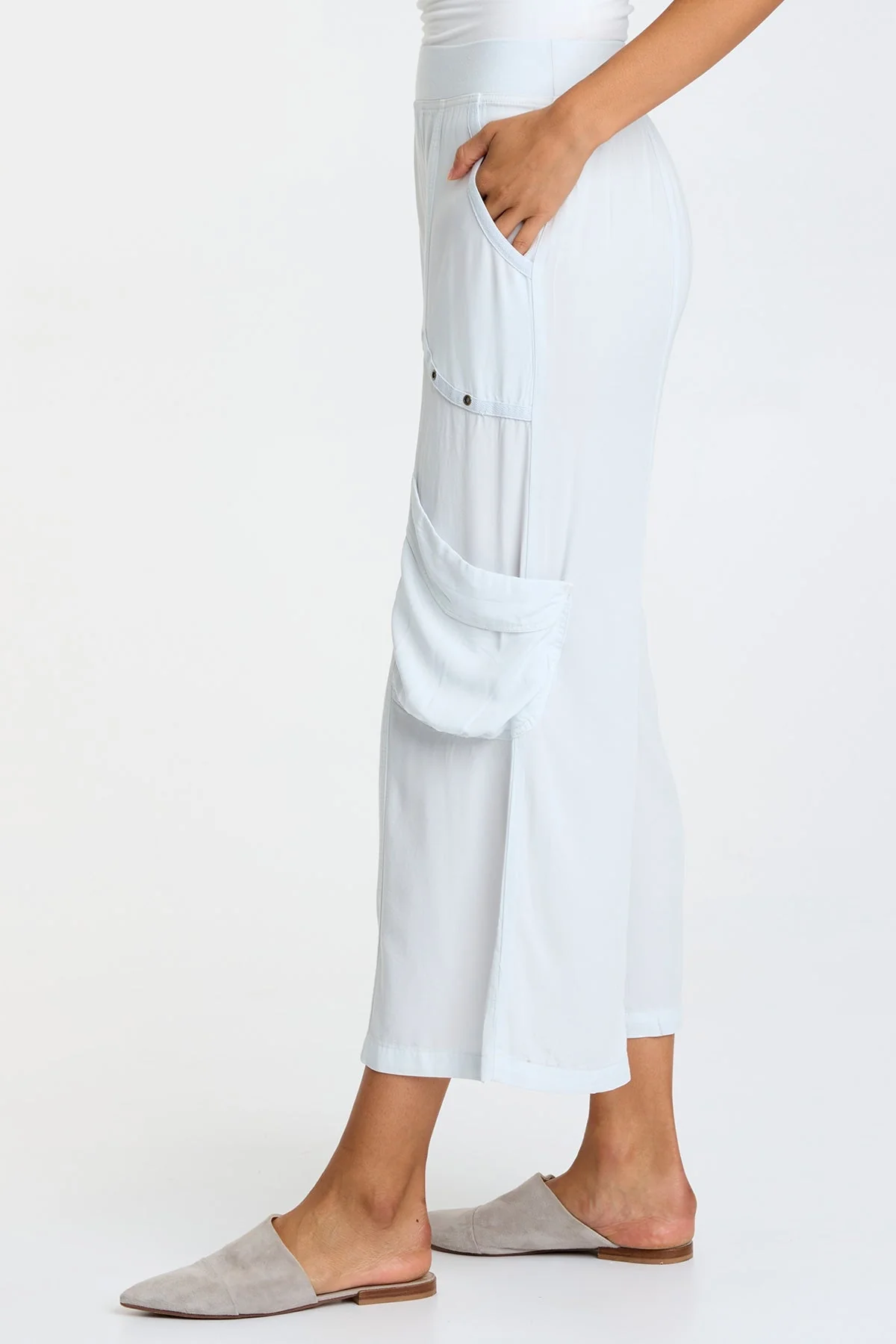 Twill Faulkner Crop - Puhuasuan