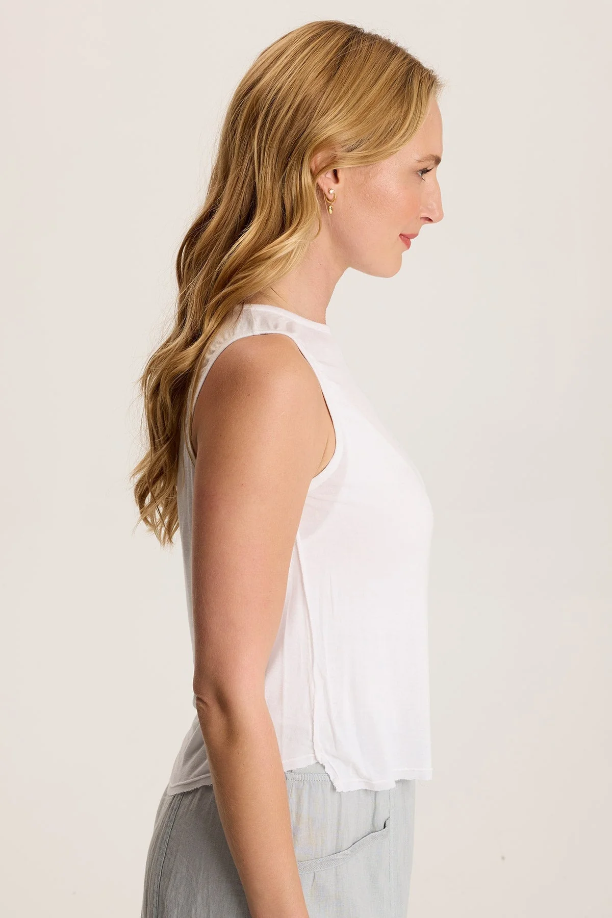 Leka High-Boatneck Tank - Puhuasuan