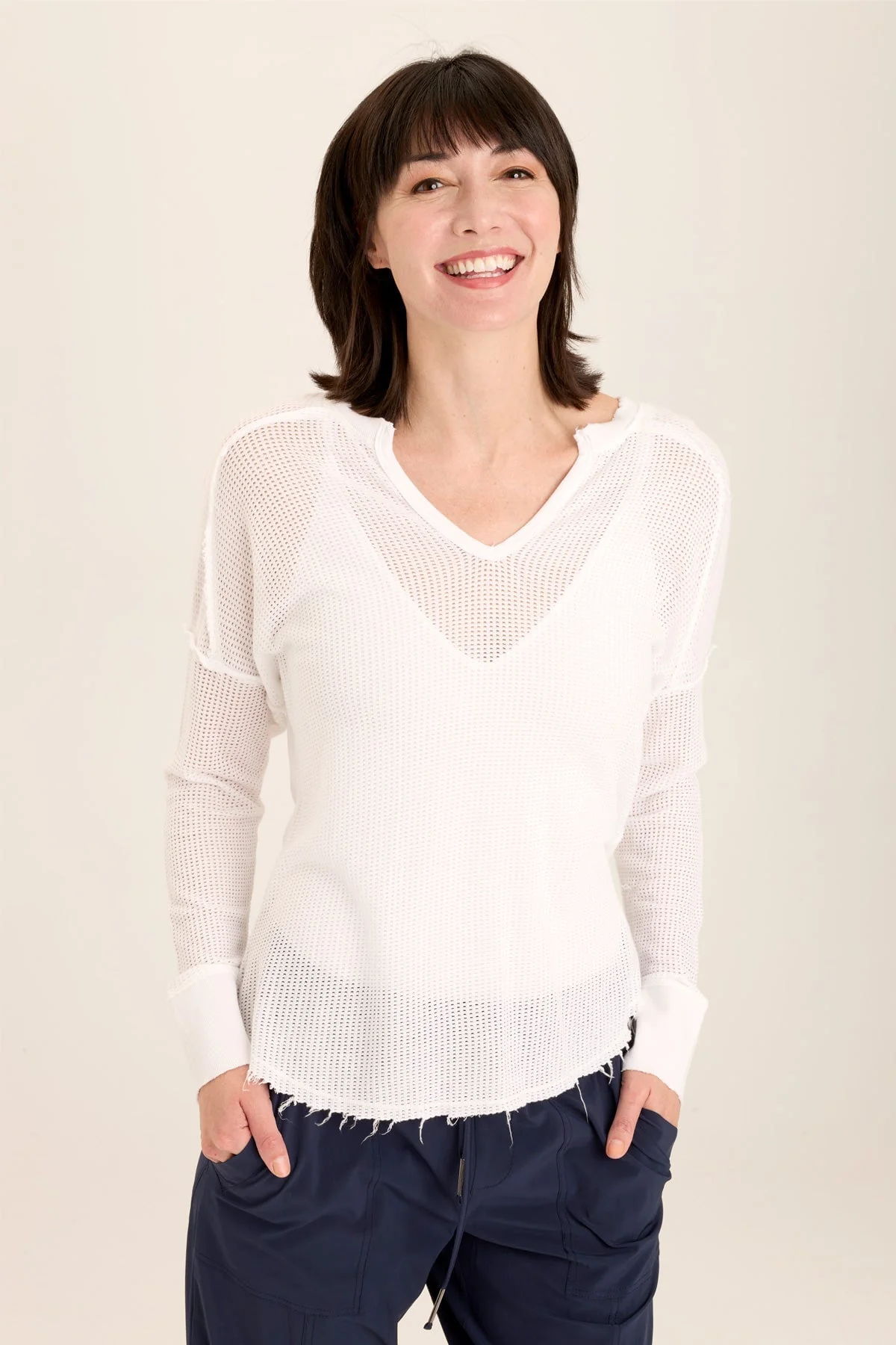 Mesh Bullock Pullover - Puhuasuan