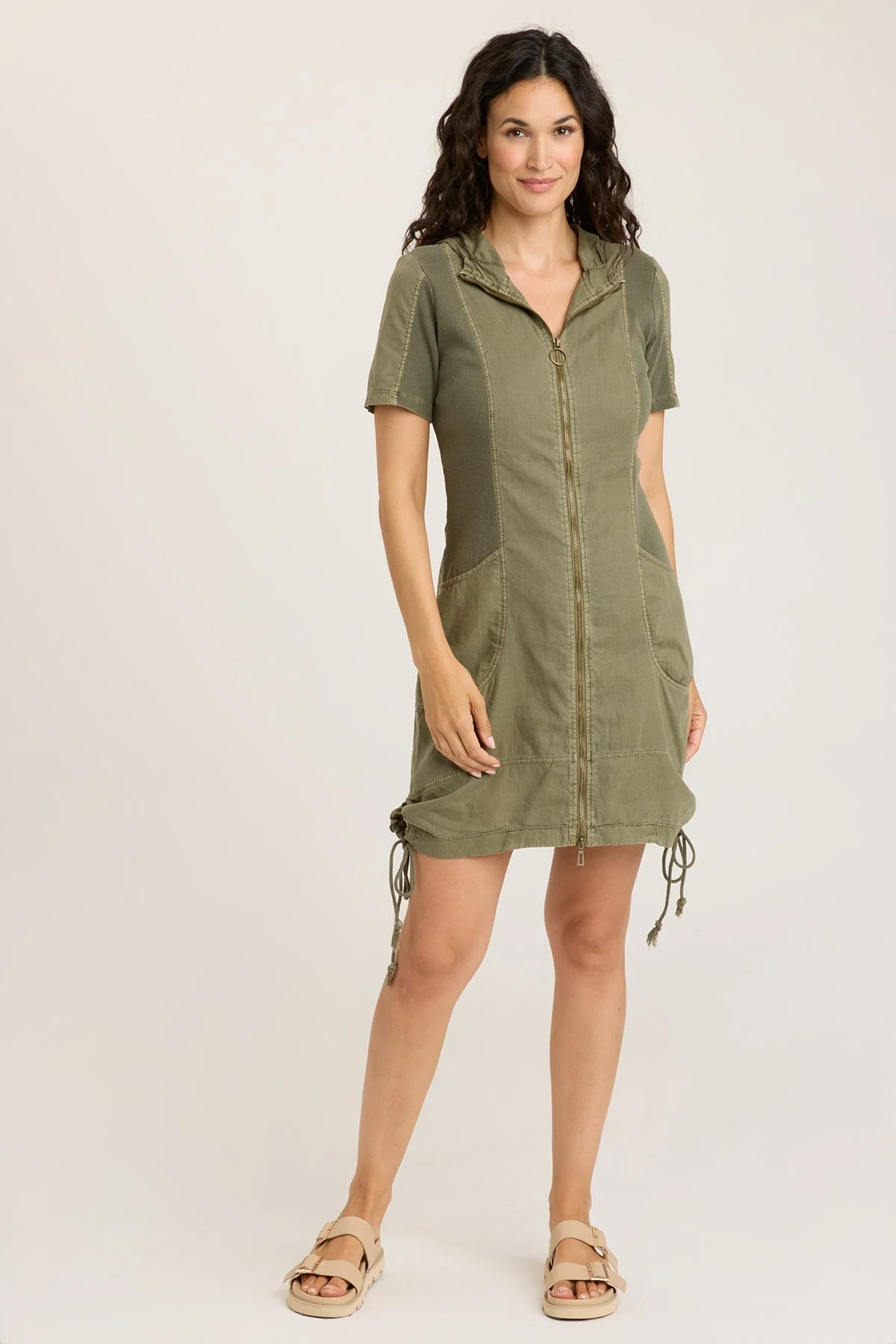 Linen Lenchen Jacket Dress - Puhuasuan