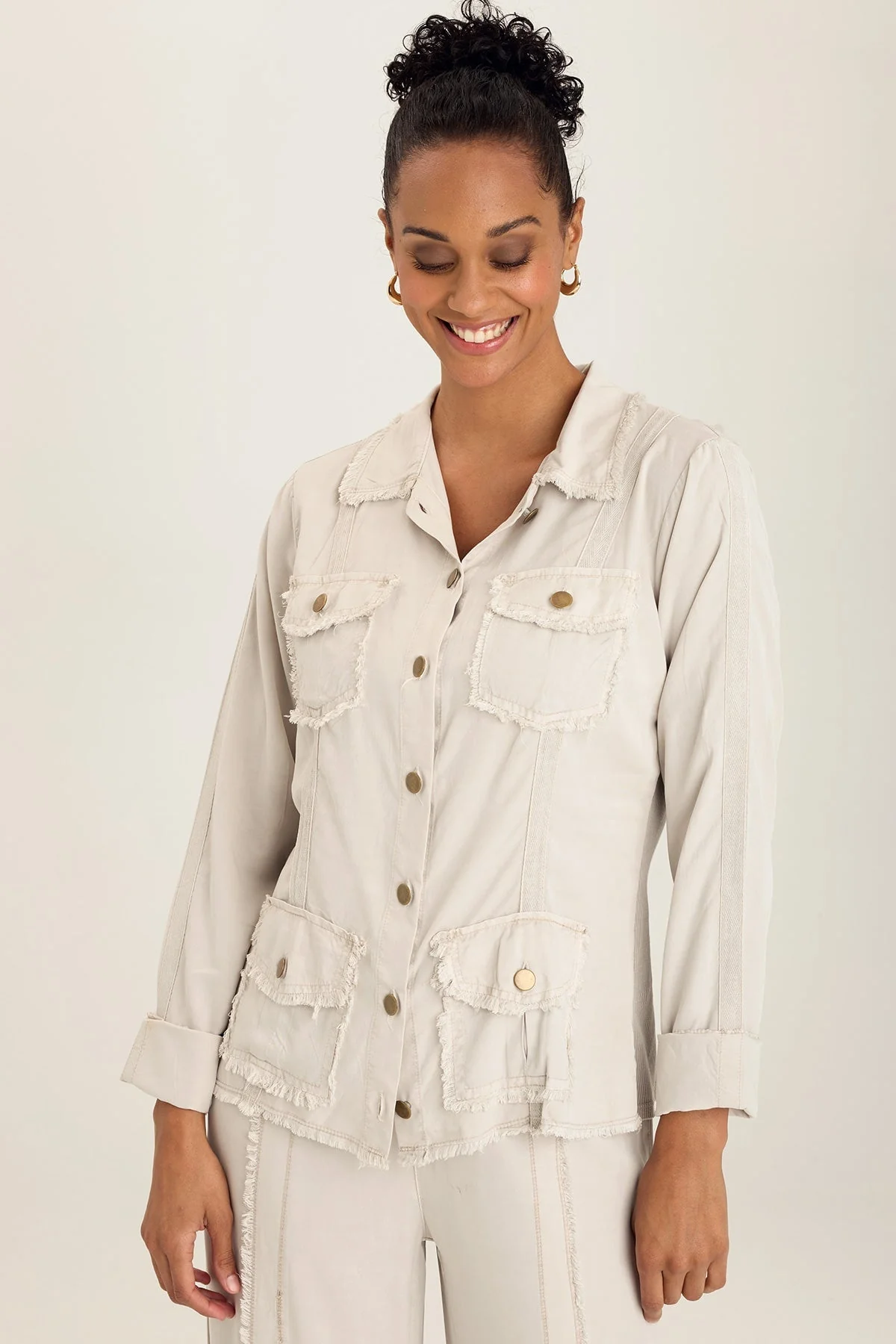 Twill Safari Jacket - Puhuasuan