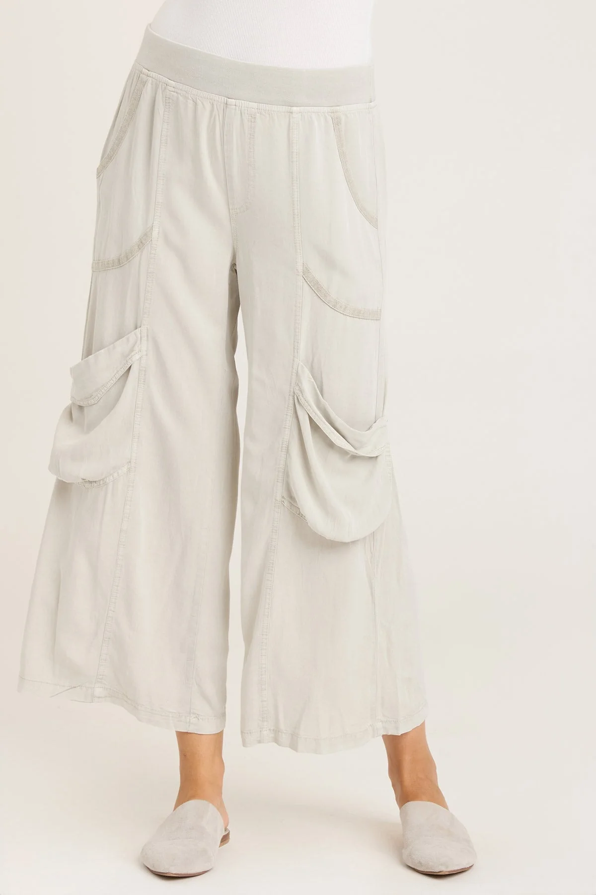 Twill Faulkner Crop - Puhuasuan