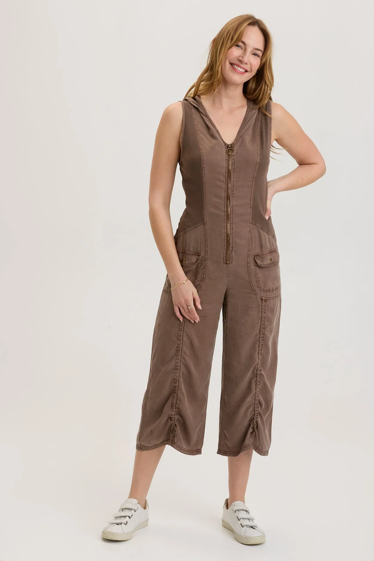 Hewitt Hooded Jumpsuit - Puhuasuan