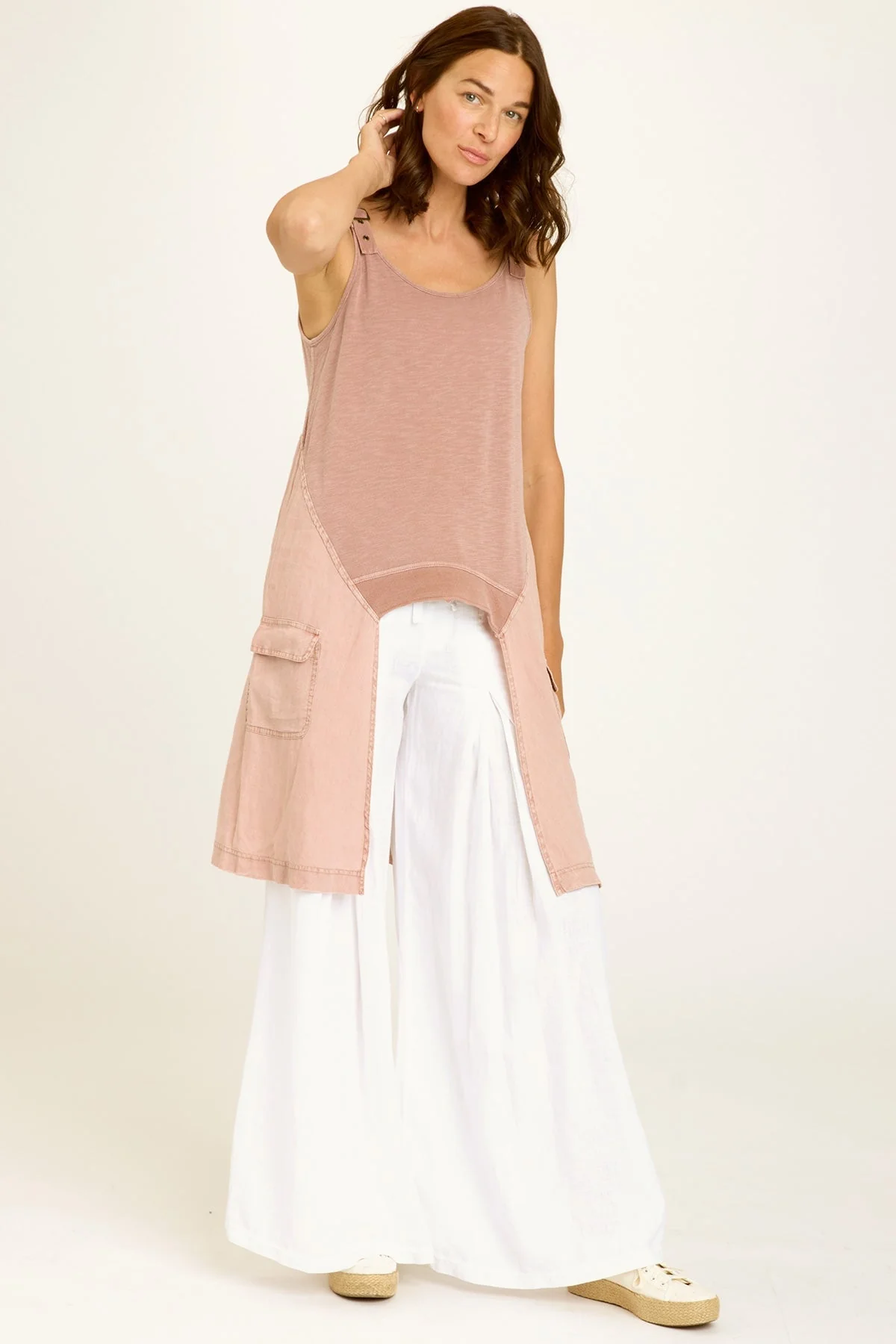 Finton High Low Tank - Puhuasuan