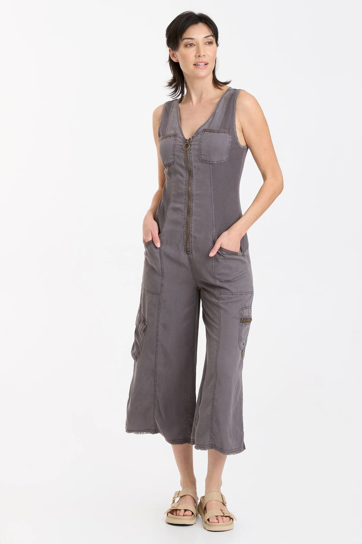 Tavin Crop Jumpsuit - Puhuasuan