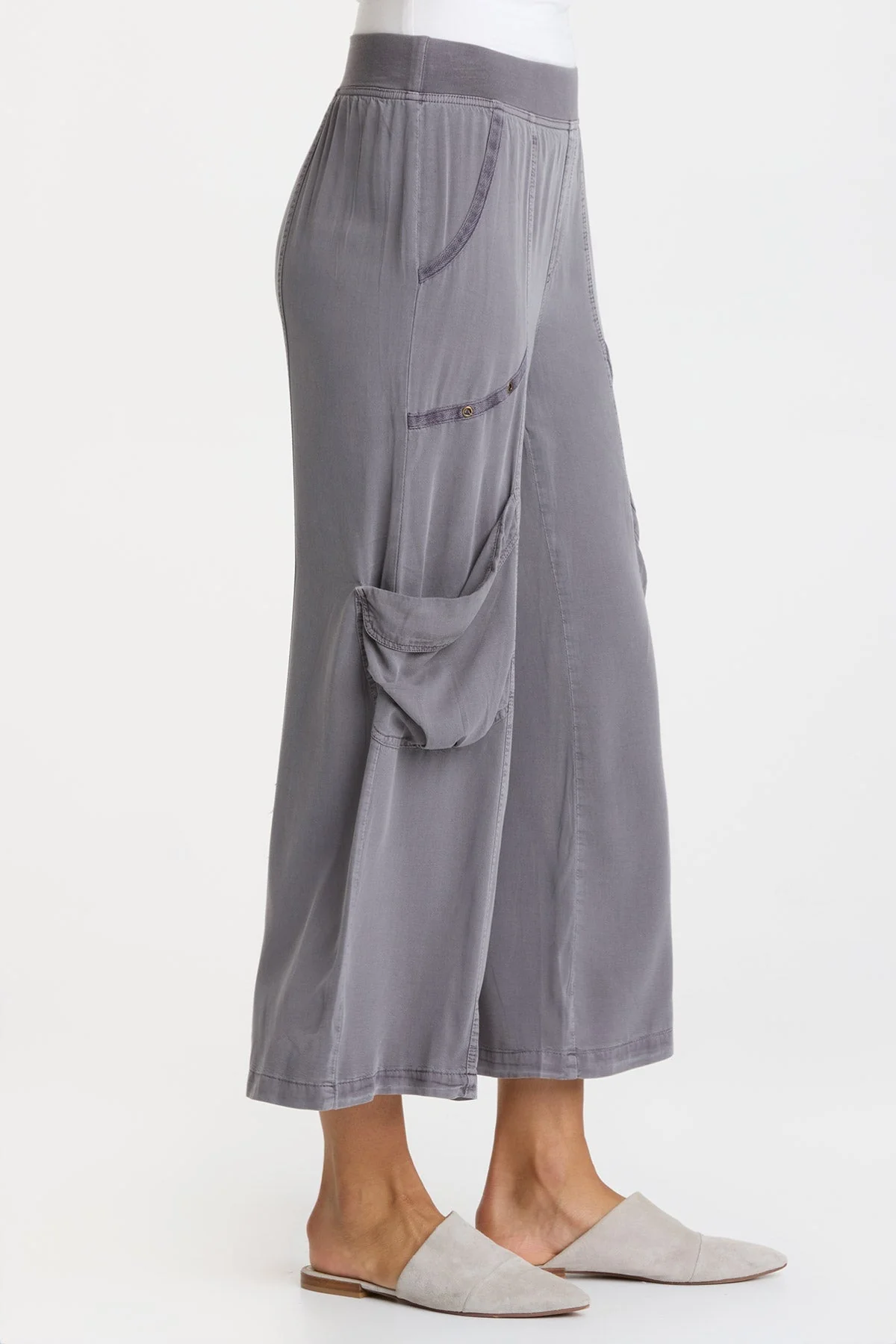 Twill Faulkner Crop - Puhuasuan