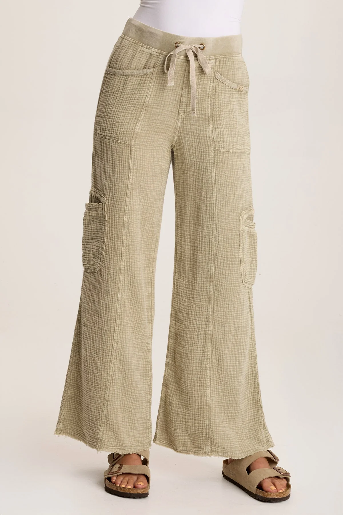 Rizal Gauze Pocket Flare Pant - Puhuasuan