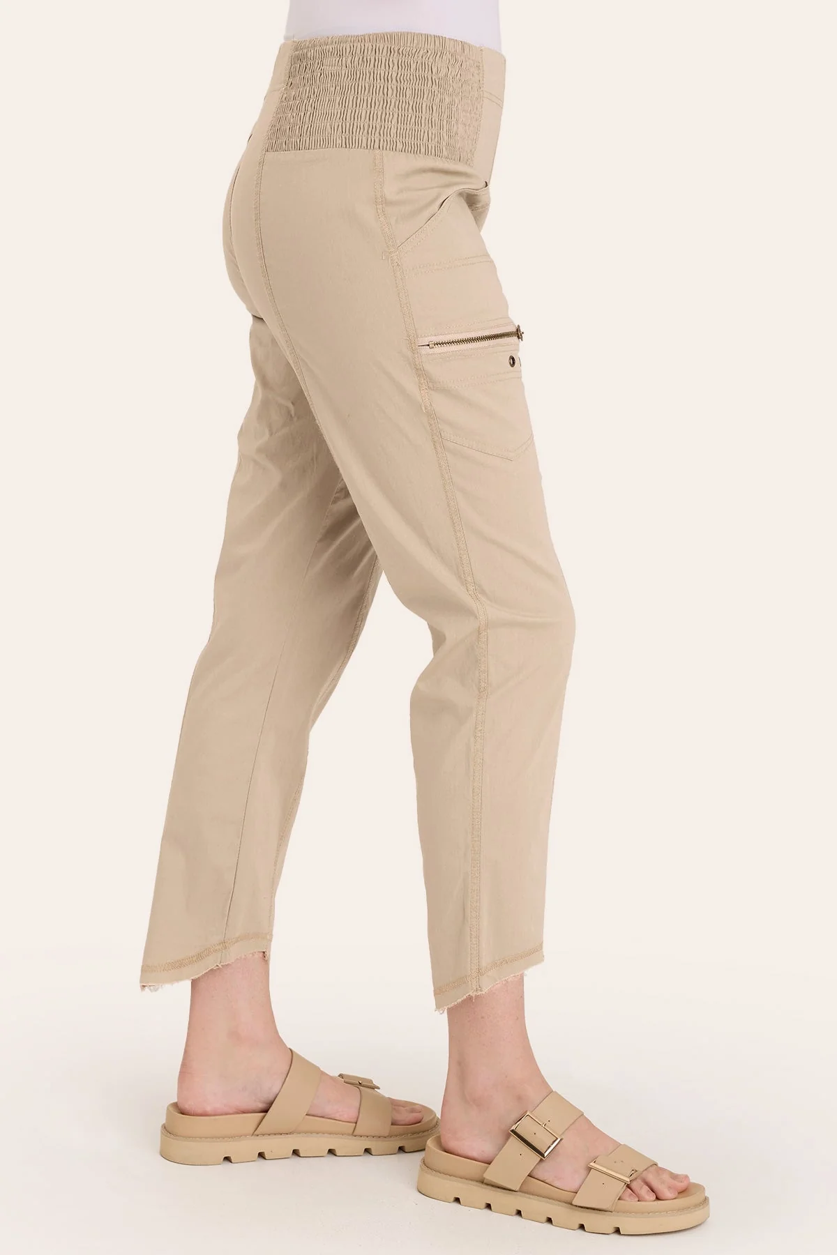 Acker Zipper Slim Pant - Puhuasuan