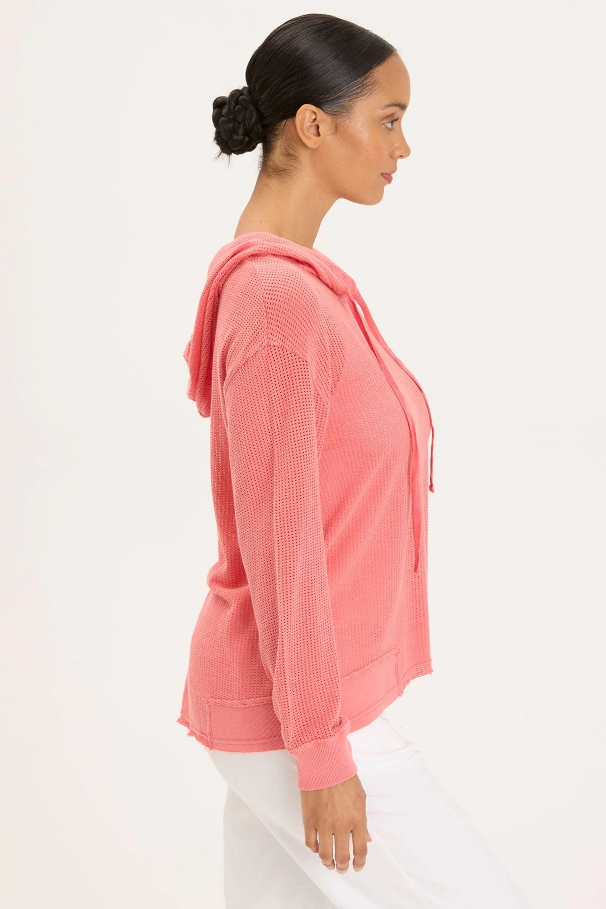 Mesh Sidel Hoodie - Puhuasuan