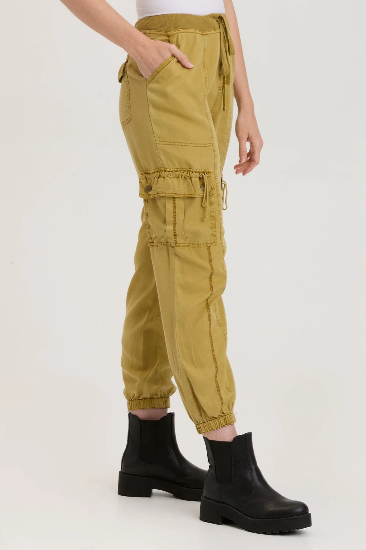 Poe Banded Pant - Puhuasuan