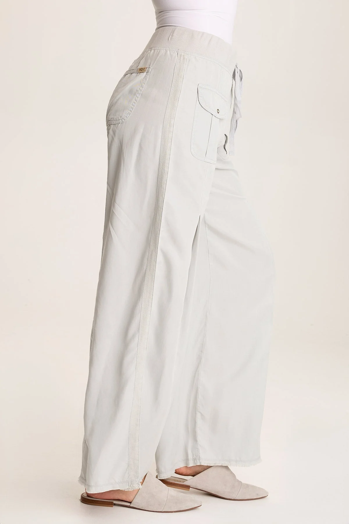 Loen Twill Wide Leg Pant - Puhuasuan