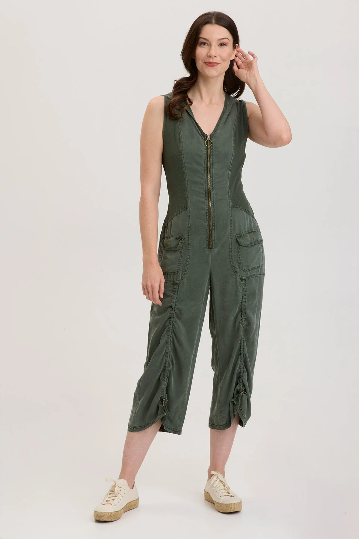 Hewitt Hooded Jumpsuit - Puhuasuan