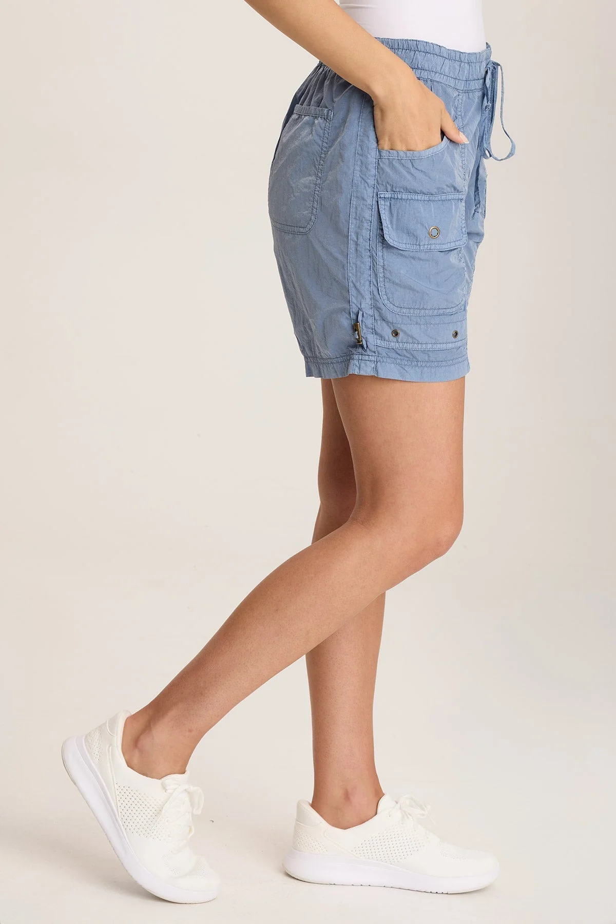 Ganon Sporty Drawstring Cargo Short - Puhuasuan