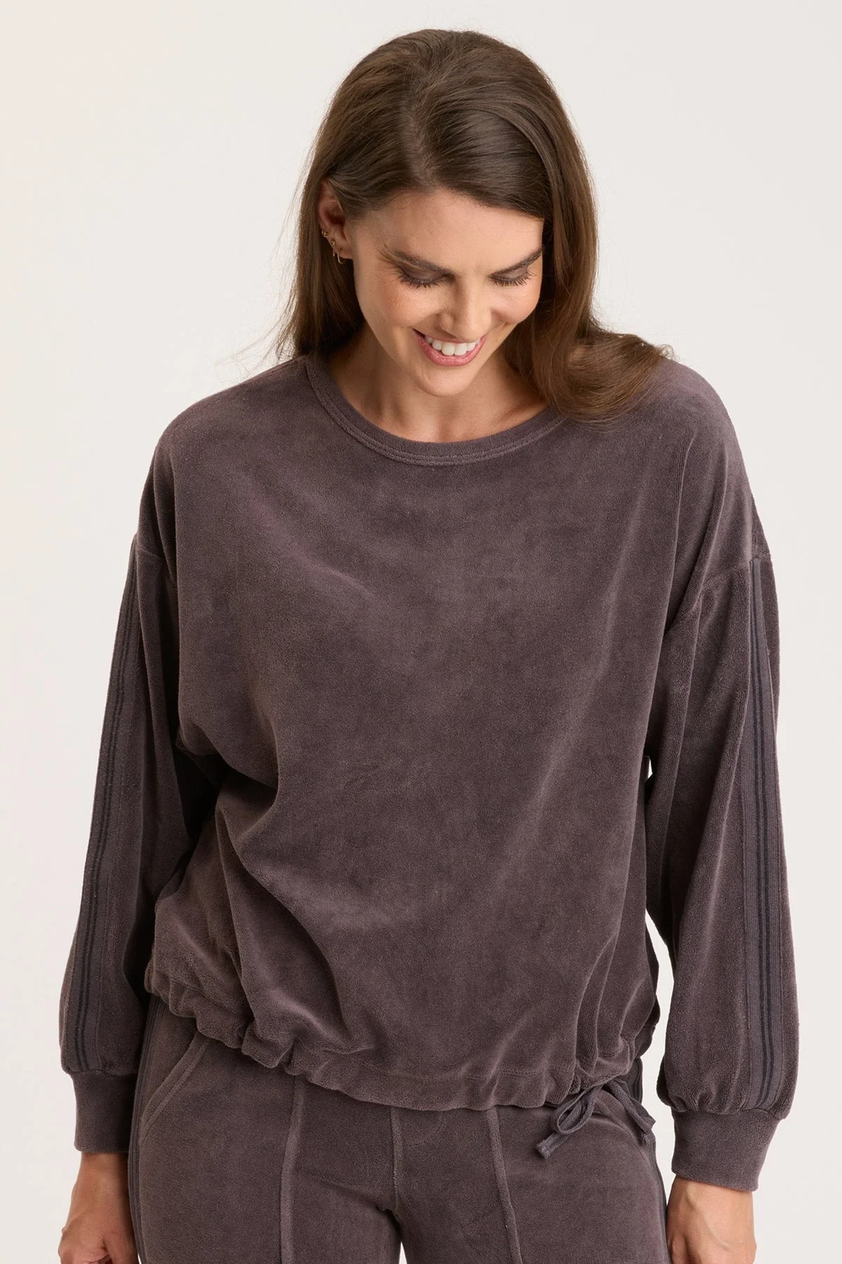 Rugby Stripe Dottie Sweatshirt - Puhuasuan