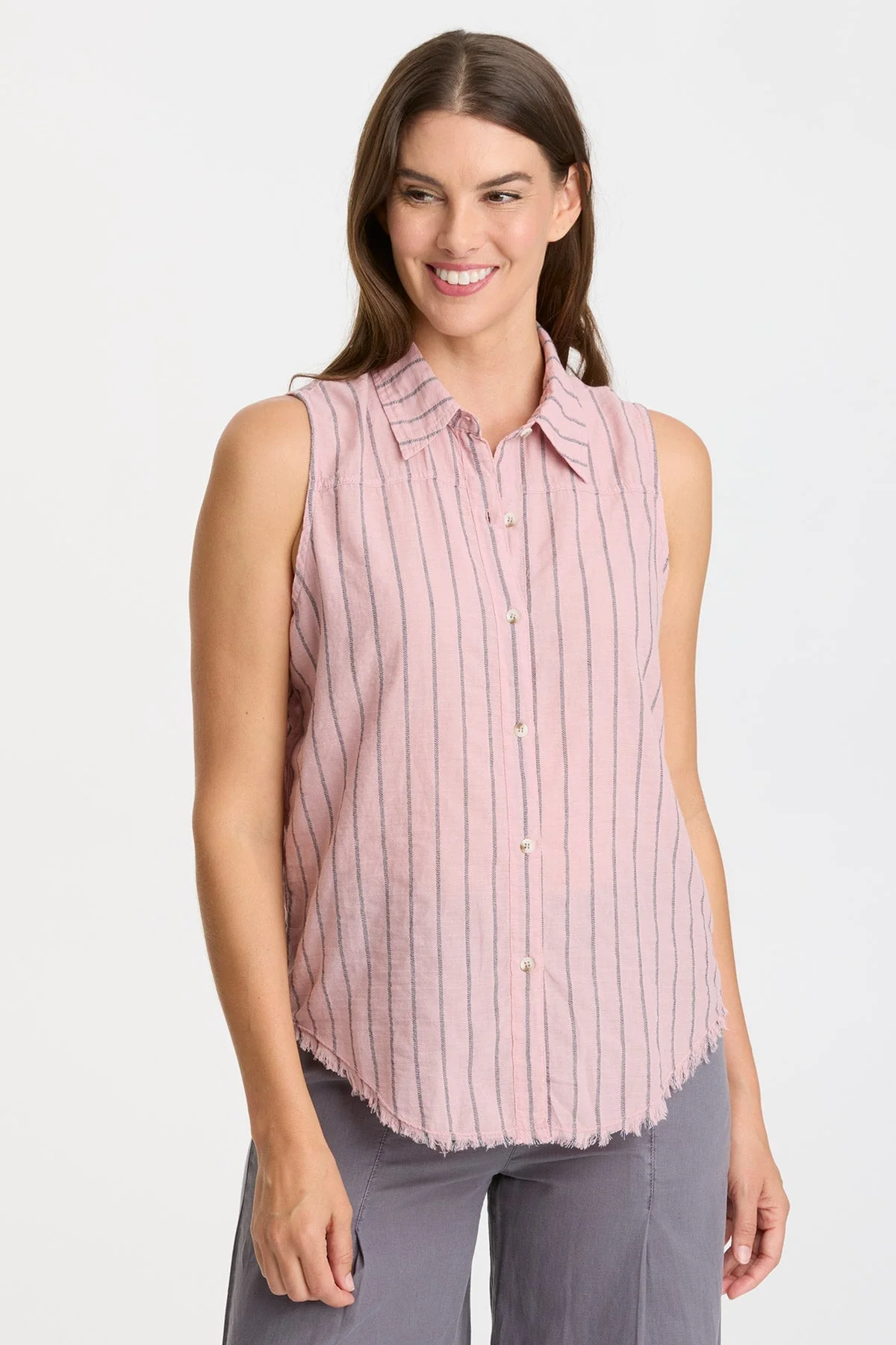 Striped Otto Top - Puhuasuan