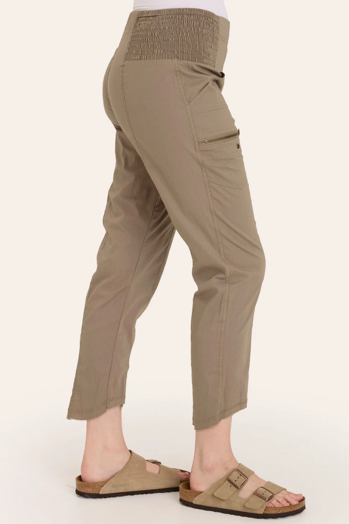 Acker Zipper Slim Pant - Puhuasuan