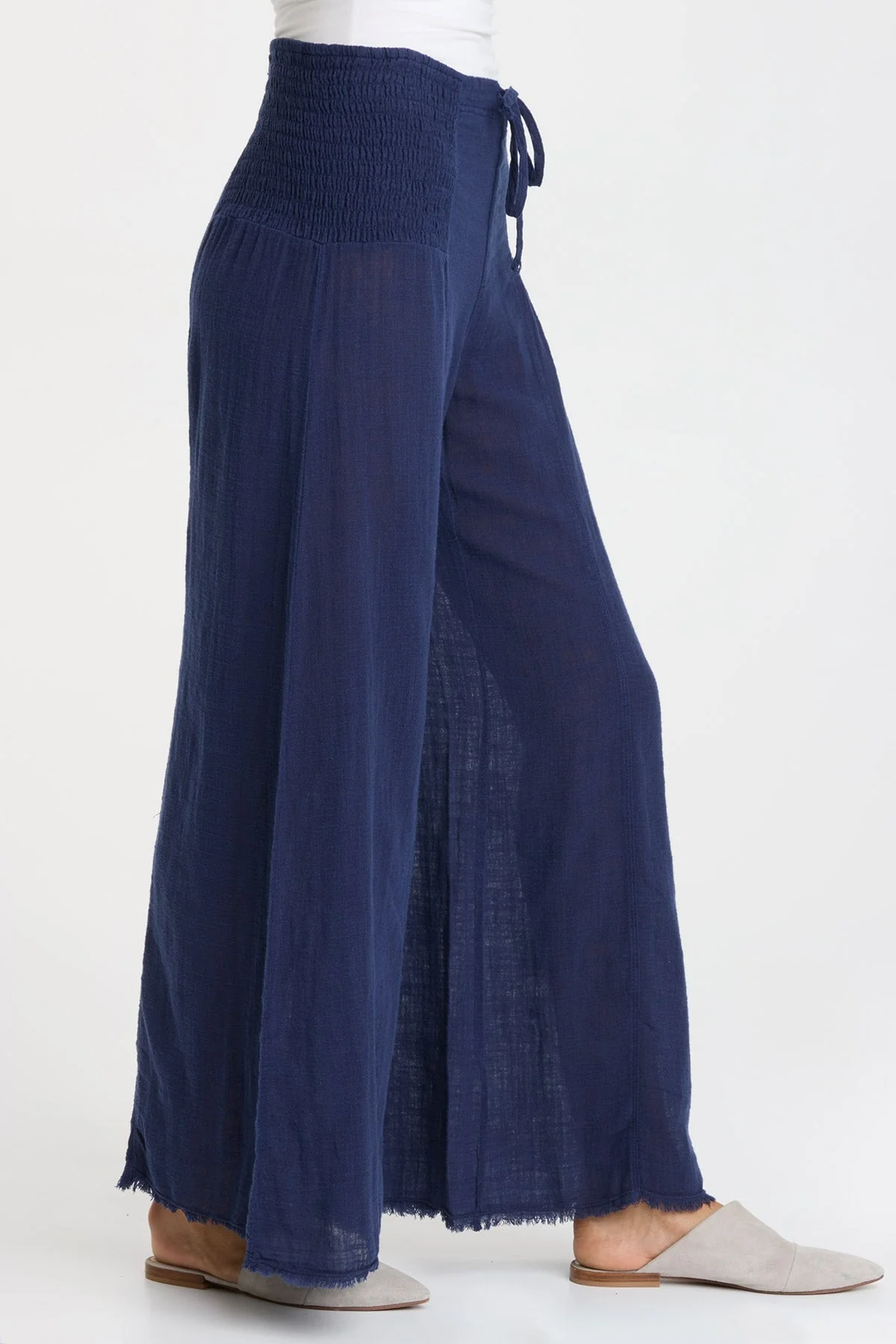 Gauze Kaj Wide Leg - Puhuasuan