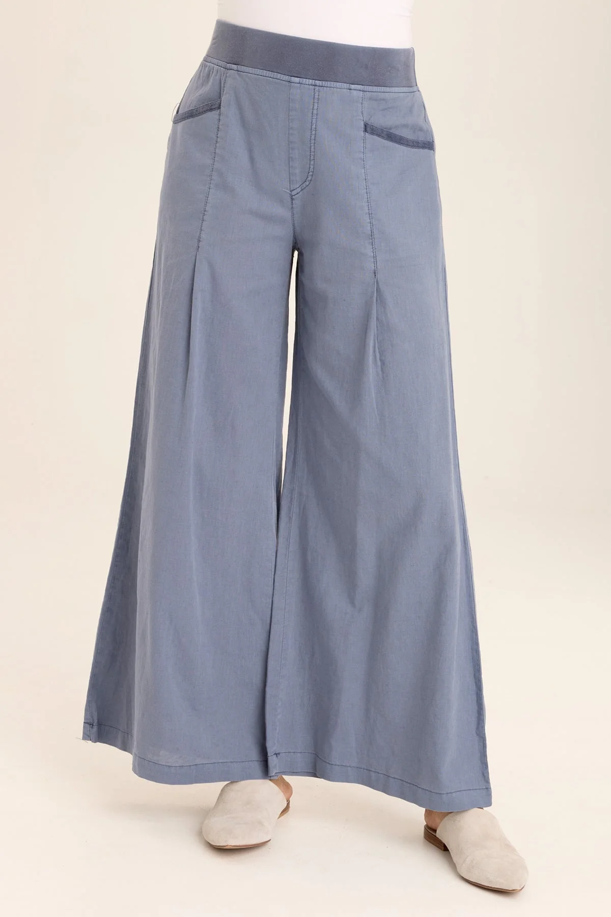 Terri Wide Leg High-Waist Pant - Puhuasuan