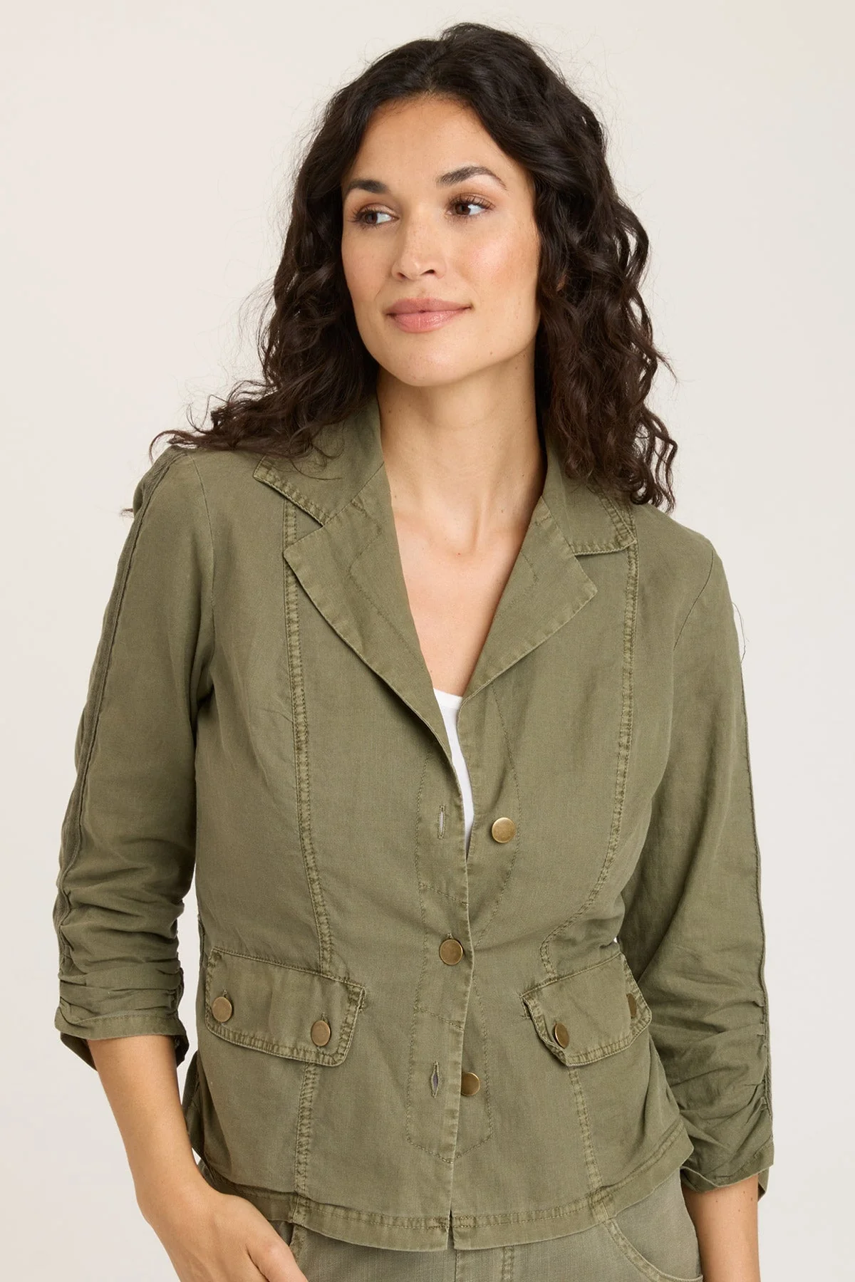 Linen Folksy Jacket - Puhuasuan